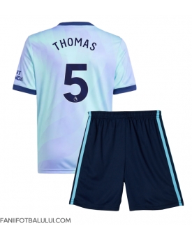 Arsenal Thomas Partey #5 Echipament de Fotbal Replică 2024-25 Copii Treilea (+ Șorturi)